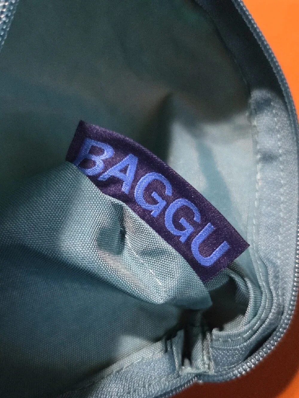 BAGGU Large Flat Pouch - Jewel Mix (Peacock)